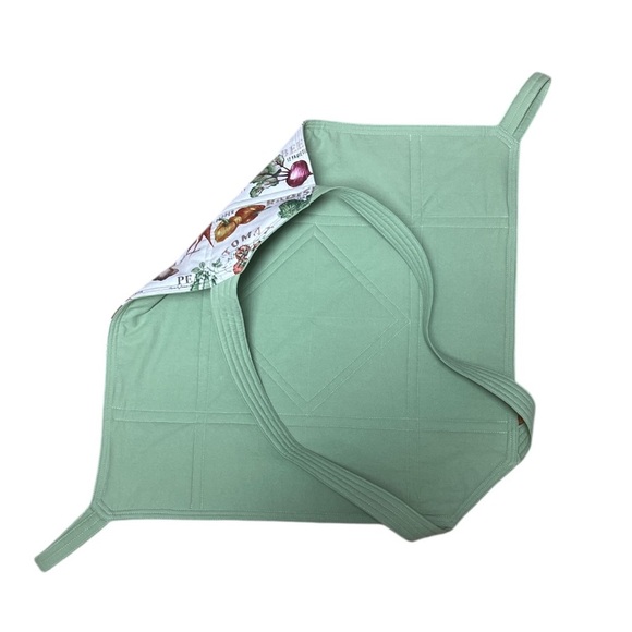 Hand Crafted Casserole Dish Carrier Large Quilted Reversible Pie Plate Carrier - Picture 12 of 12